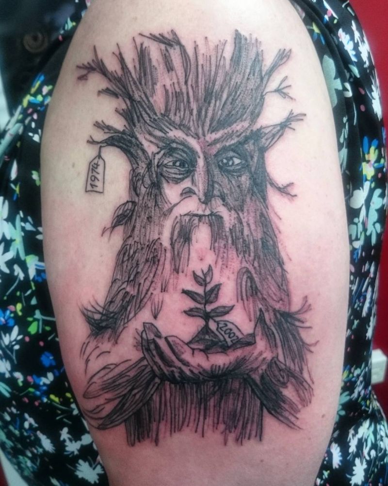 30 Gorgeous Treebeard Tattoos You Must See