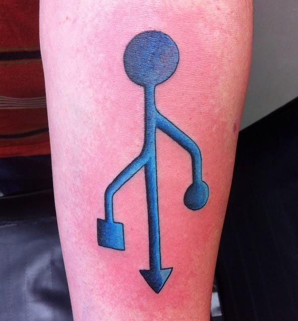 30 Unique USB Tattoos for Your Inspiration