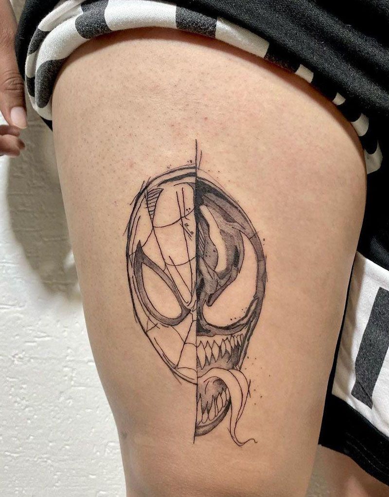 30 Gorgeous Venom Tattoos You Must Try