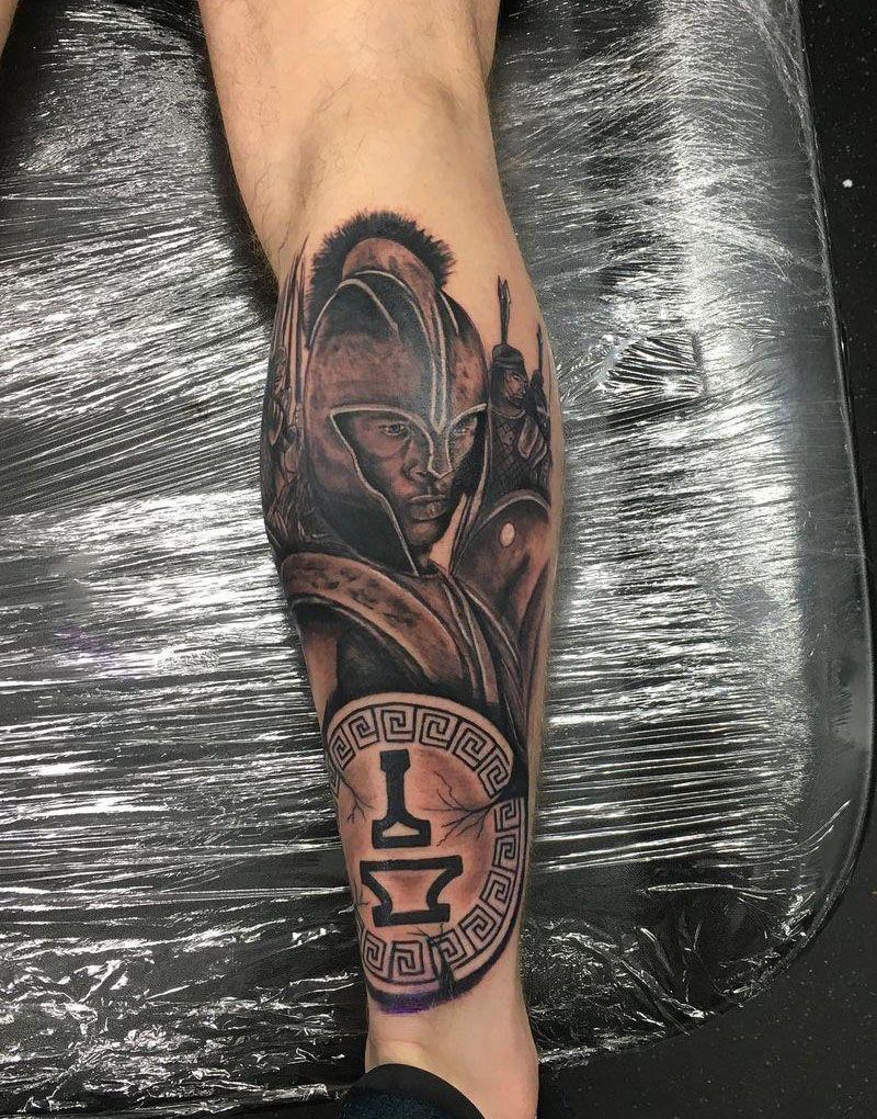 30 Gorgeous Achilles Tattoos to Inspire You