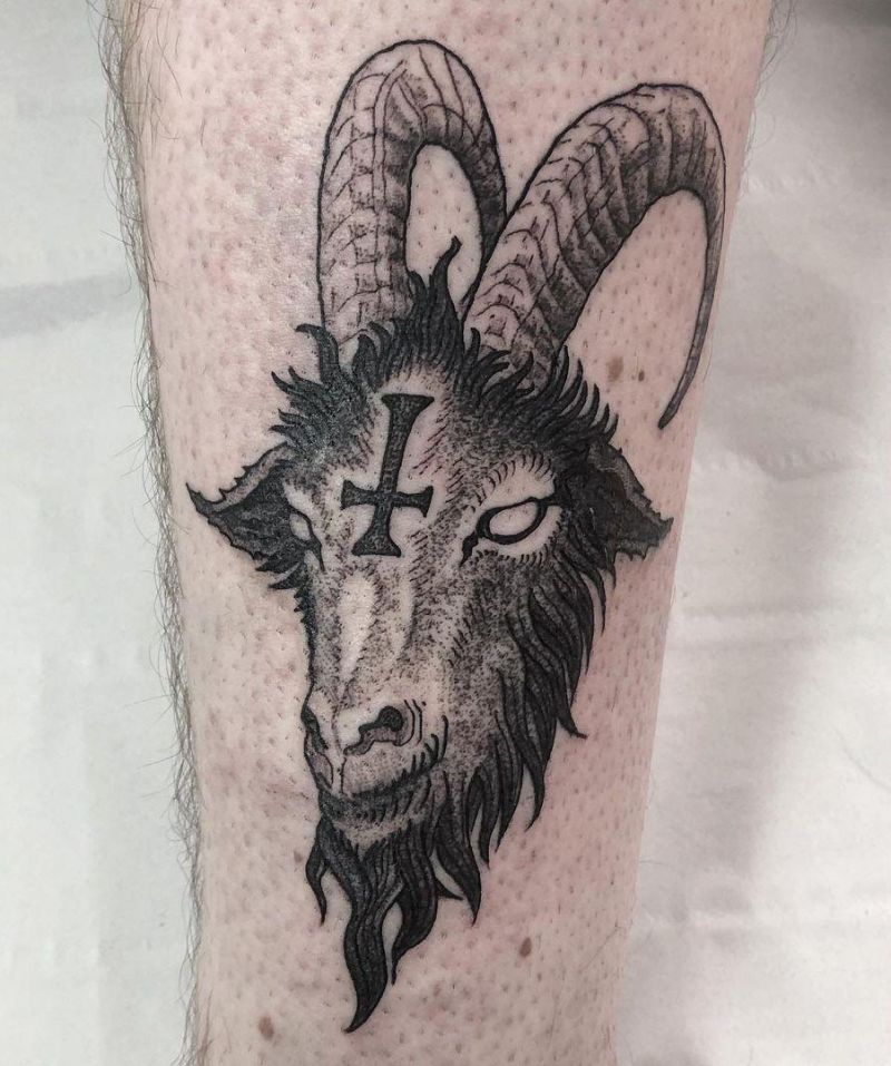 30 Pretty Baphomet Tattoos to Inspire You