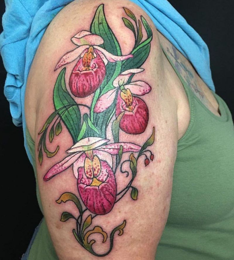 28 Pretty Lady Slipper Tattoos Make You Beautiful Forever