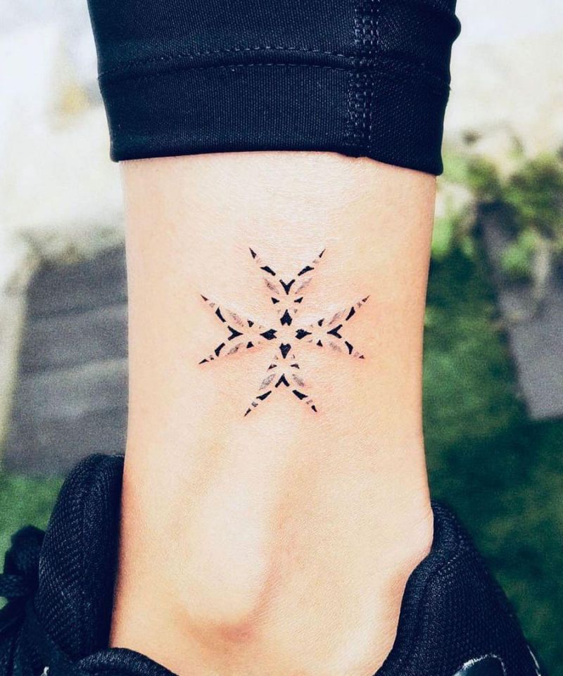 30 Pretty Maltese Cross Tattoos to Inspire You