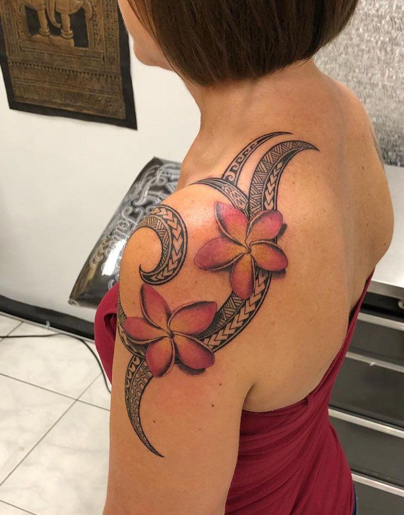 30 Amazing Plumeria Tattoos You Will Love