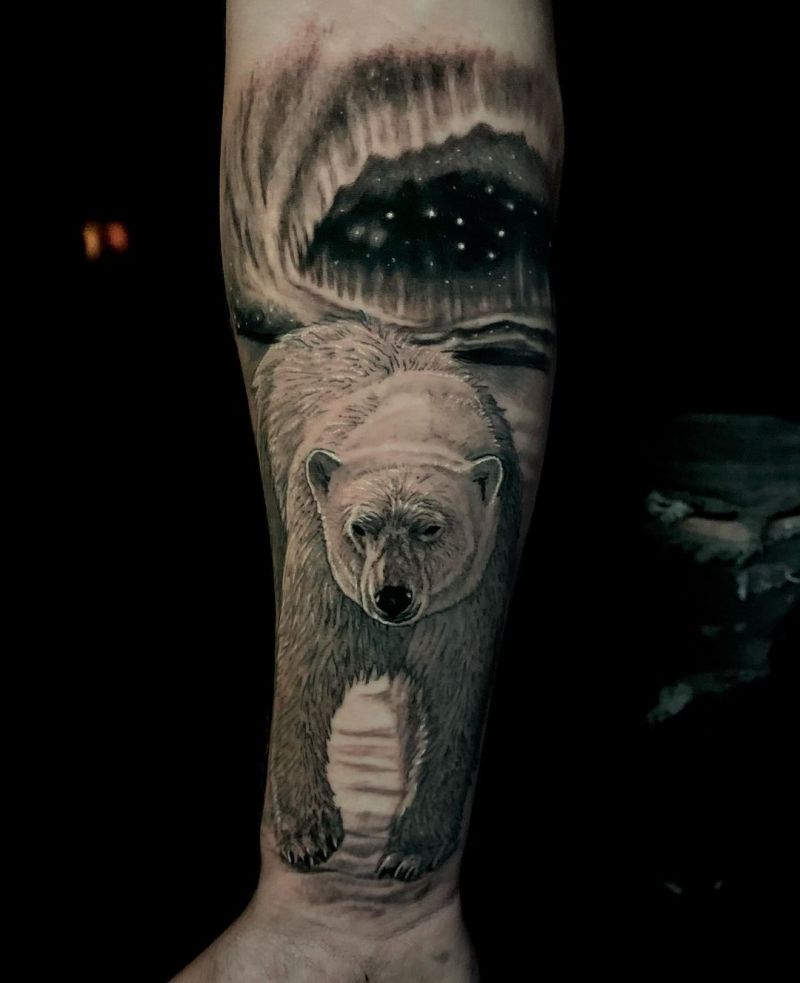 30 Gorgeous Polar Bear Tattoos to Inspire You