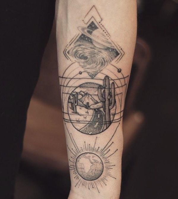 30 Pretty Road Trip Tattoos to Inspire You