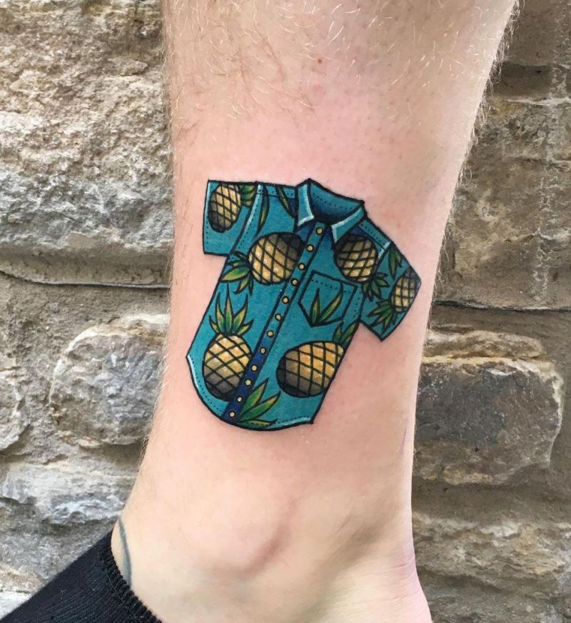 30 Pretty Shirt Tattoos You Must Love