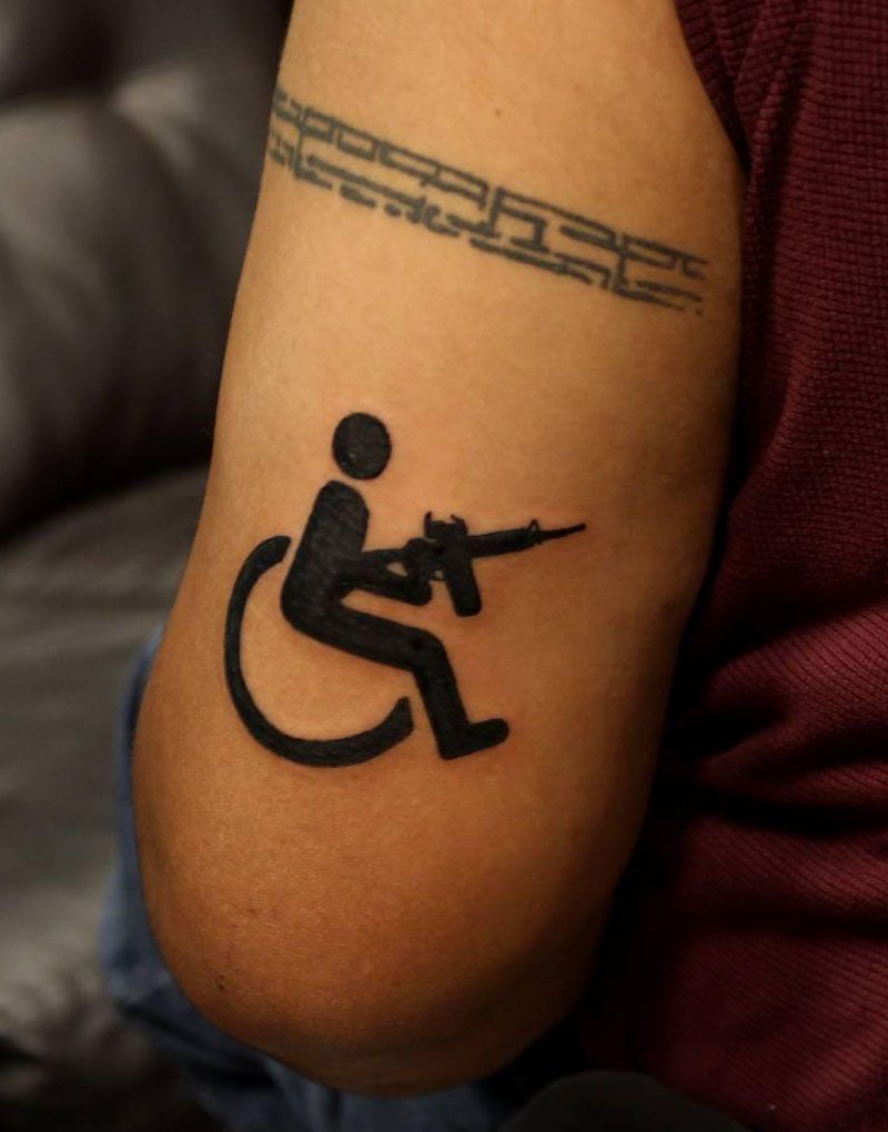 30 Unique Wheel Chair Tattoos You Must Try