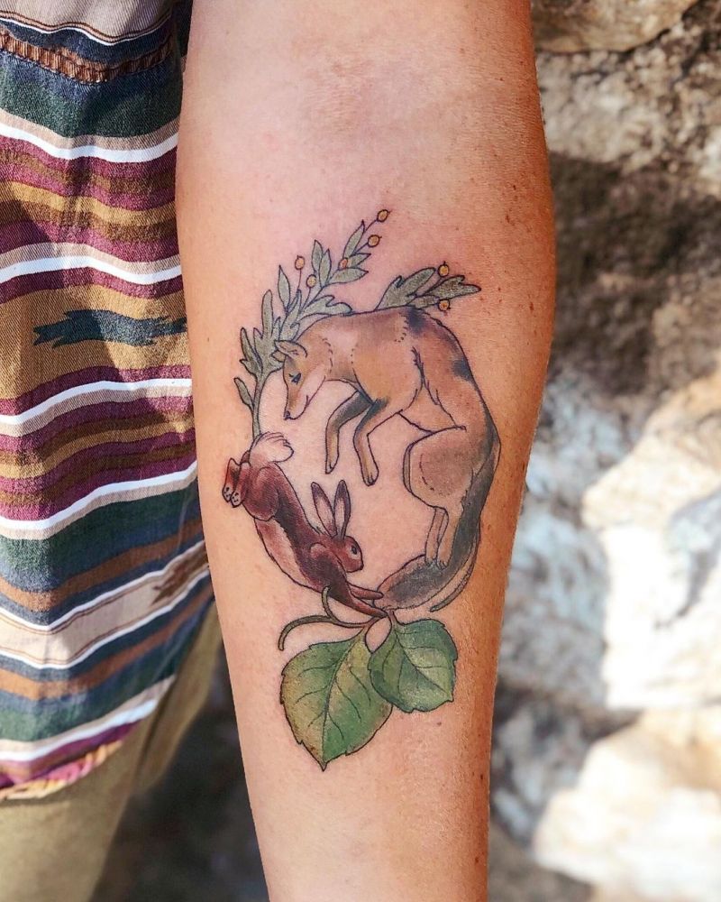 30 Gorgeous Coyote Tattoos You Must See