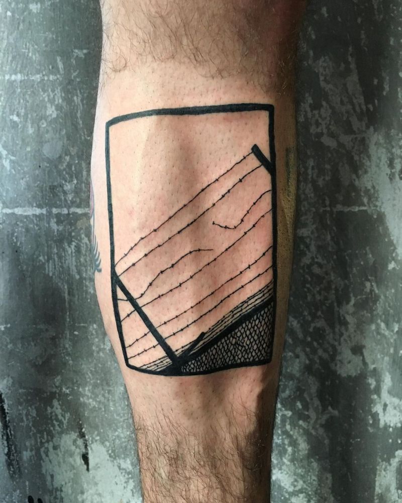 30 Unique Fence Tattoos You Must Try