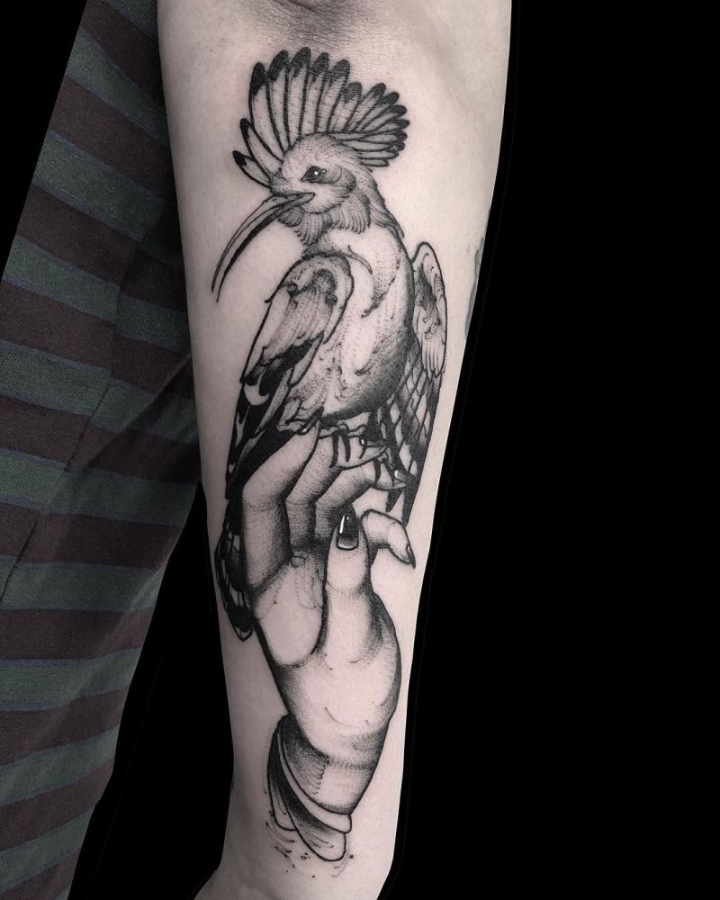 30 Pretty Hoopoe Tattoos You Must Try