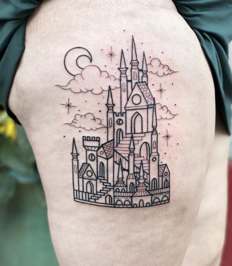 30 Pretty House Tattoos You Can Copy