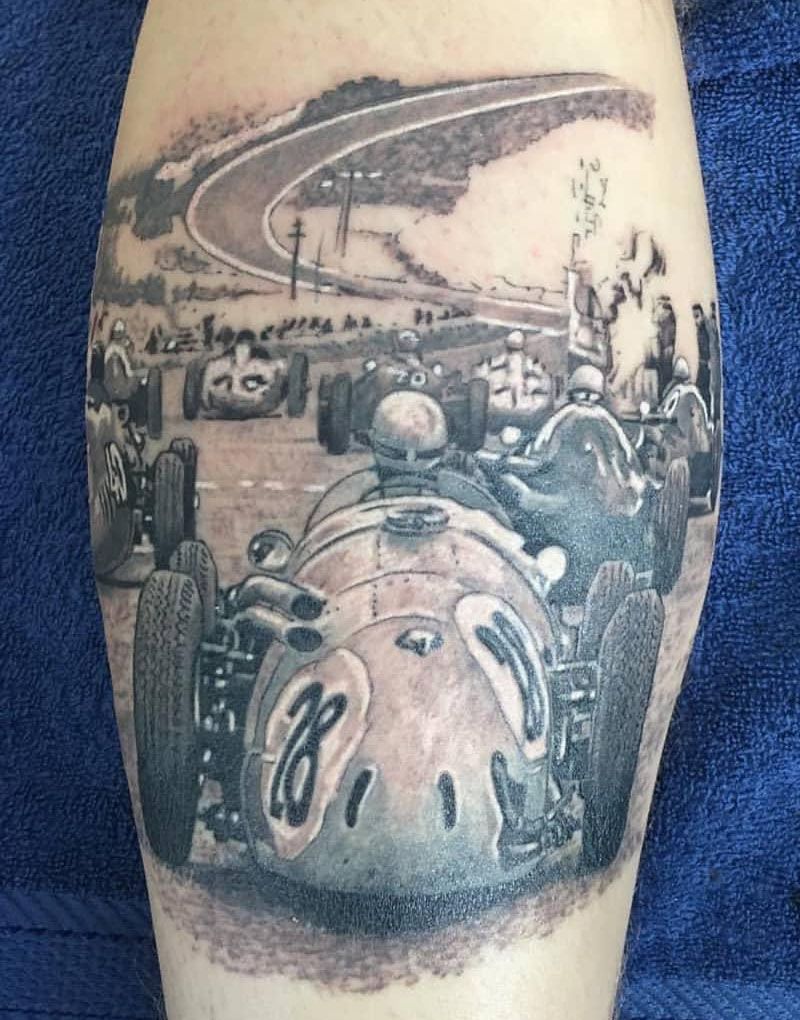 30 Wonderful Racing Tattoos You Must Love