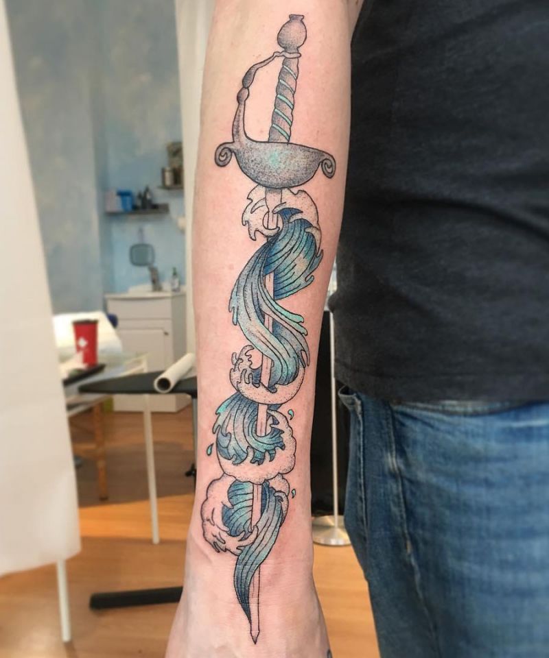 27 Pretty Rapier Tattoos You Must Try