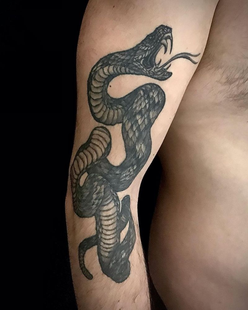 30 Pretty Rattlesnake Tattoos You Can Copy