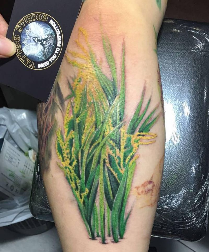 30 Pretty Rice Plant Tattoos You Will Love