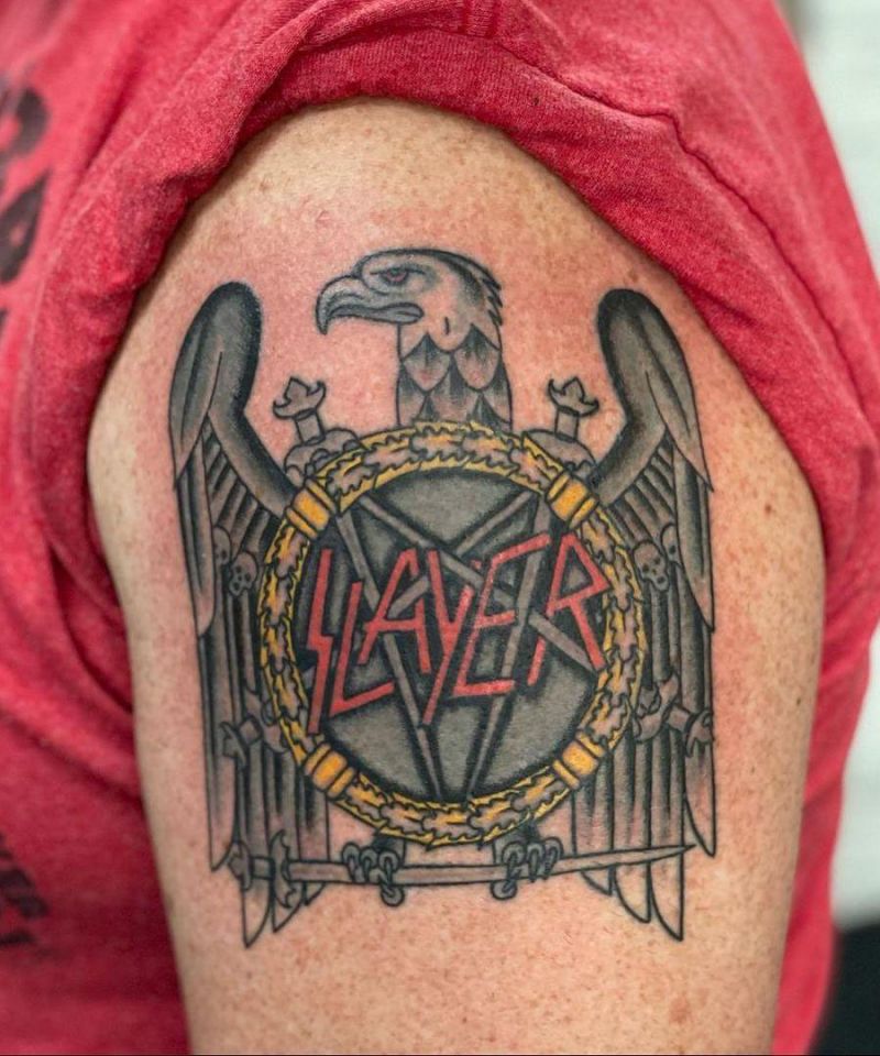 30 Wonderful Slayer Tattoos You Must Love