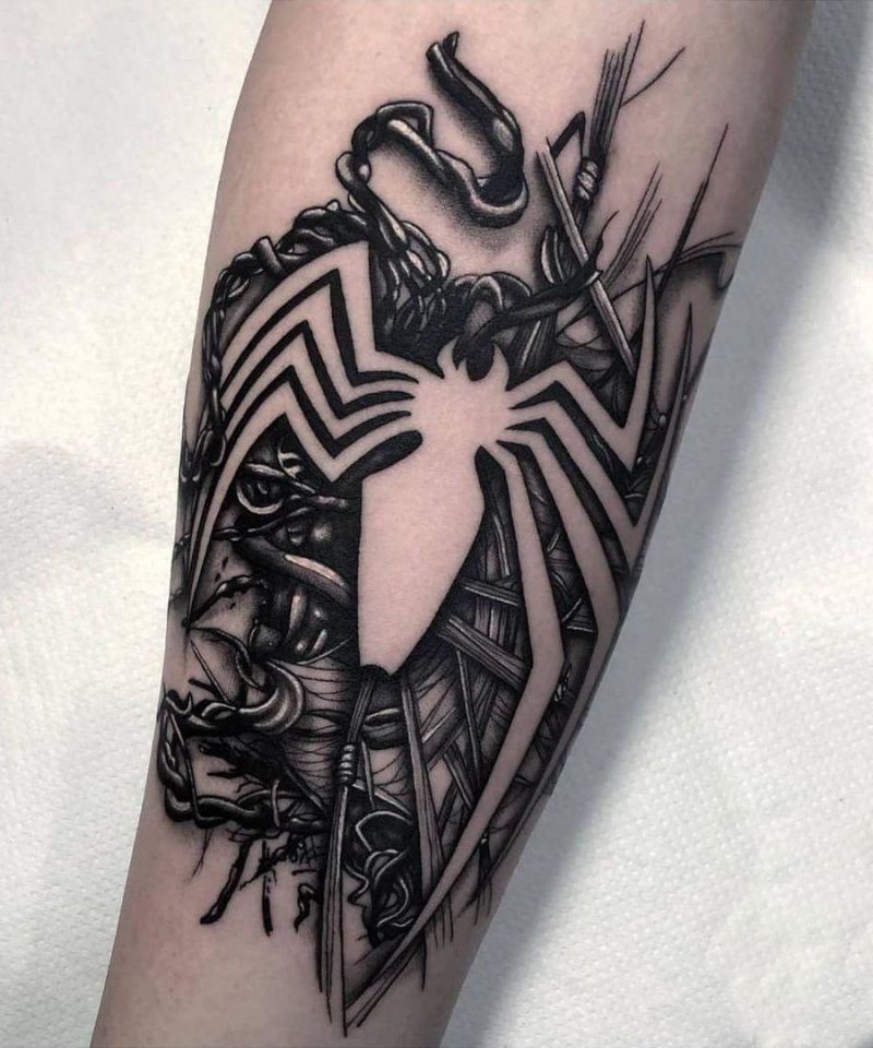 30 Gorgeous Venom Tattoos You Must Try