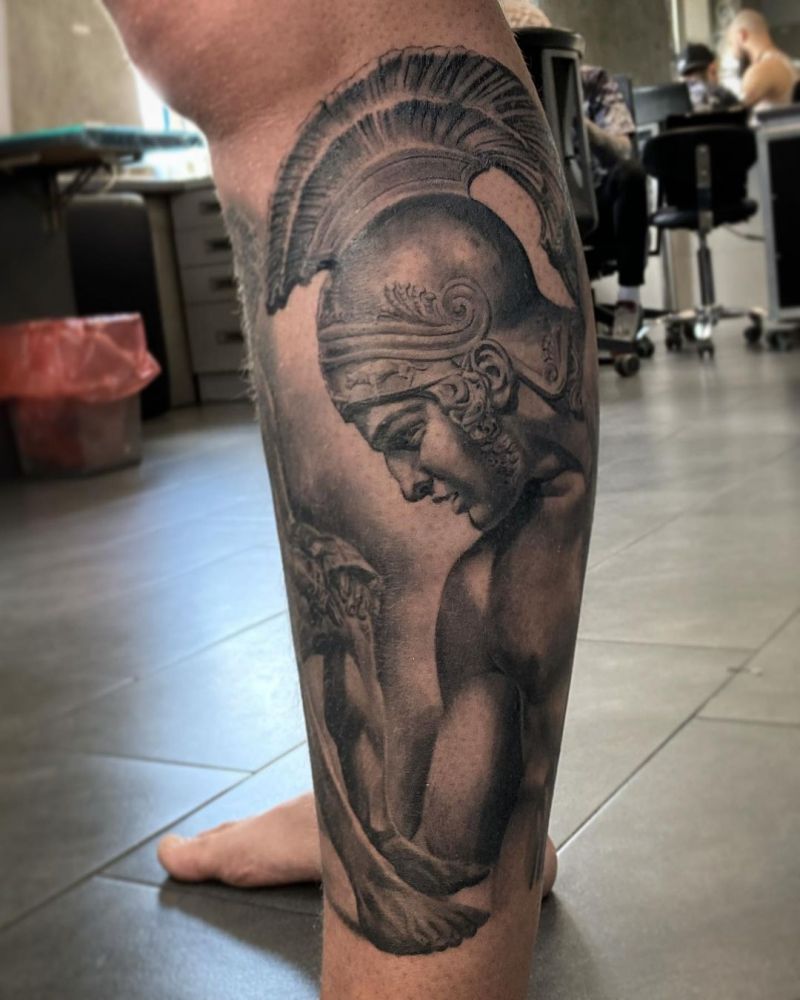 30 Gorgeous Achilles Tattoos to Inspire You