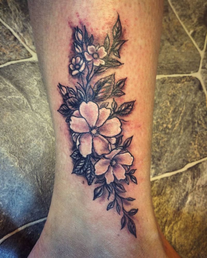 30 Pretty Cherokee Rose Tattoos You Will Love