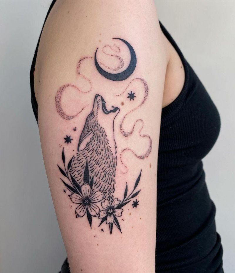 30 Gorgeous Coyote Tattoos You Must See