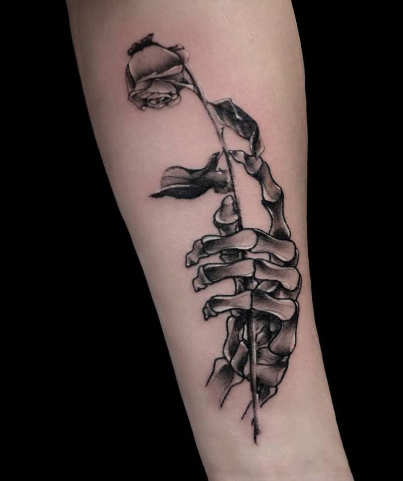 30 Unique Dead Rose Tattoos You Must Love