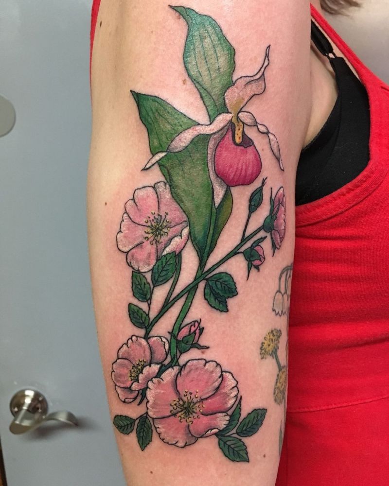 28 Pretty Lady Slipper Tattoos Make You Beautiful Forever