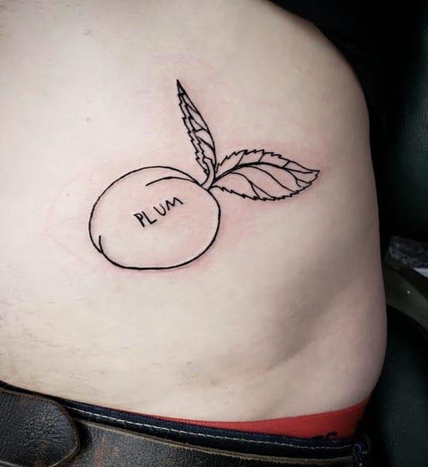 30 Pretty Plum Tattoos You Can Copy