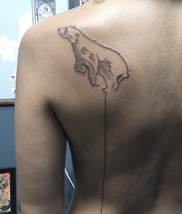 30 Gorgeous Polar Bear Tattoos to Inspire You