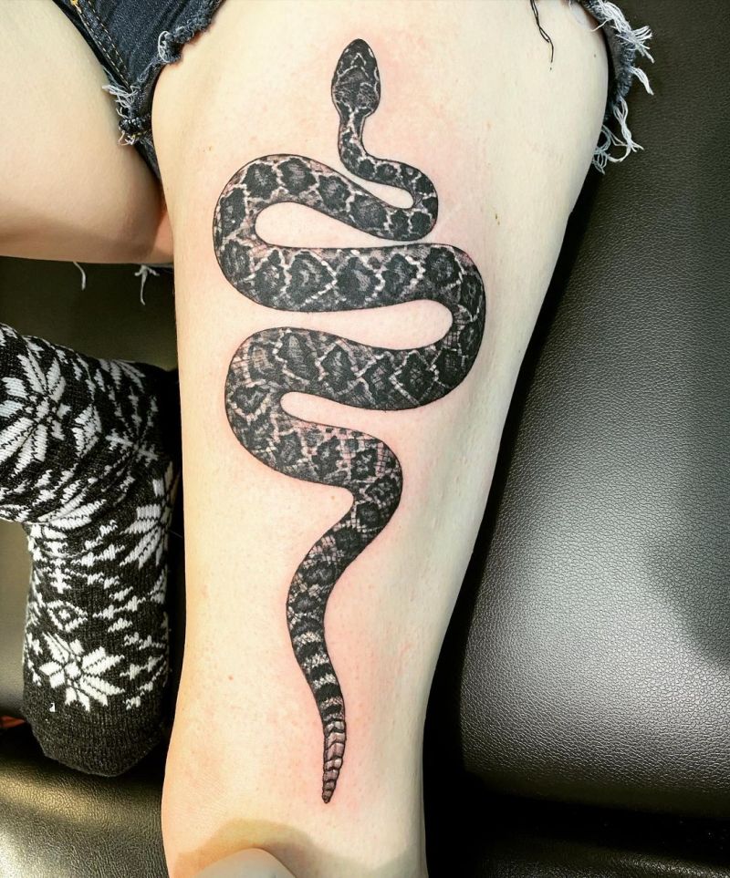 30 Pretty Rattlesnake Tattoos You Can Copy