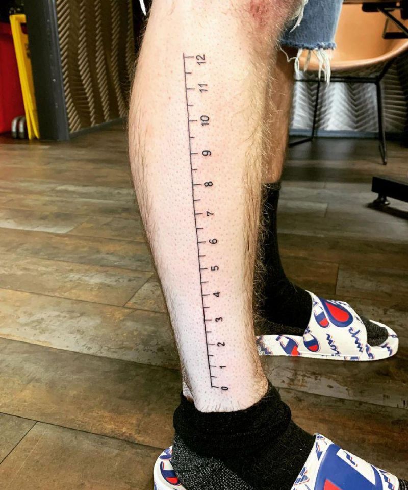 30 Pretty Ruler Tattoos You Will Love