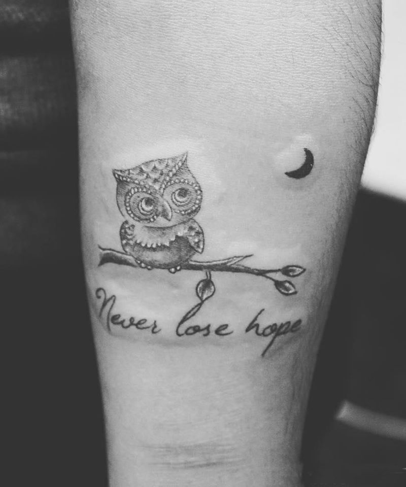 30 Cute Baby Owl Tattoos You Can Copy