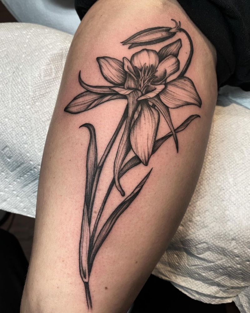 30 Pretty Columbine Tattoos You Will Love