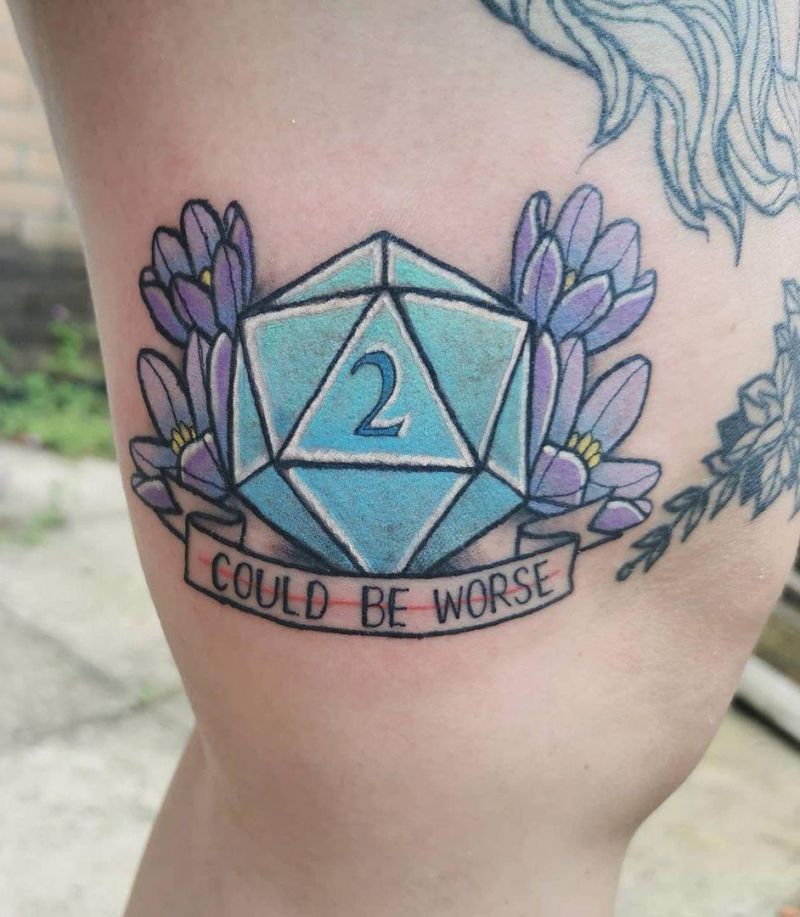 30 Pretty D20 Tattoos You Can Copy