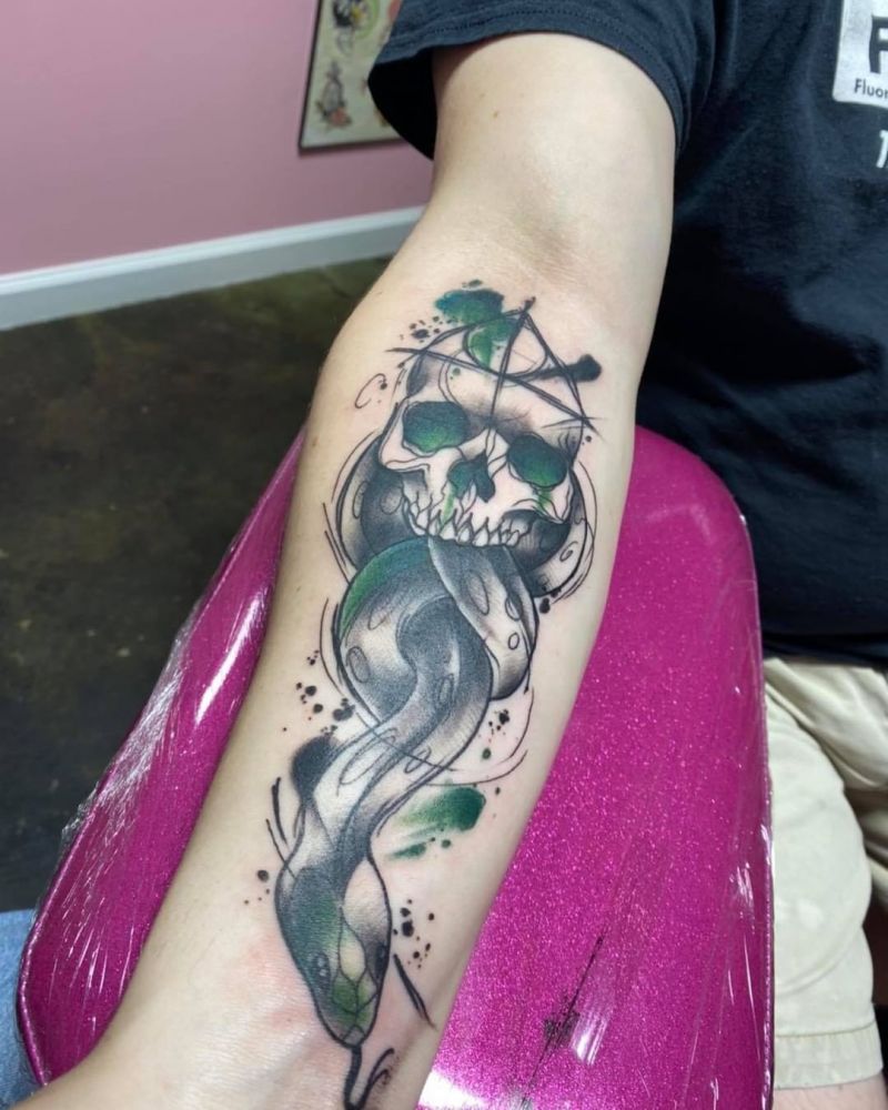 30 Wonderful Death Eater Tattoos You Can Copy