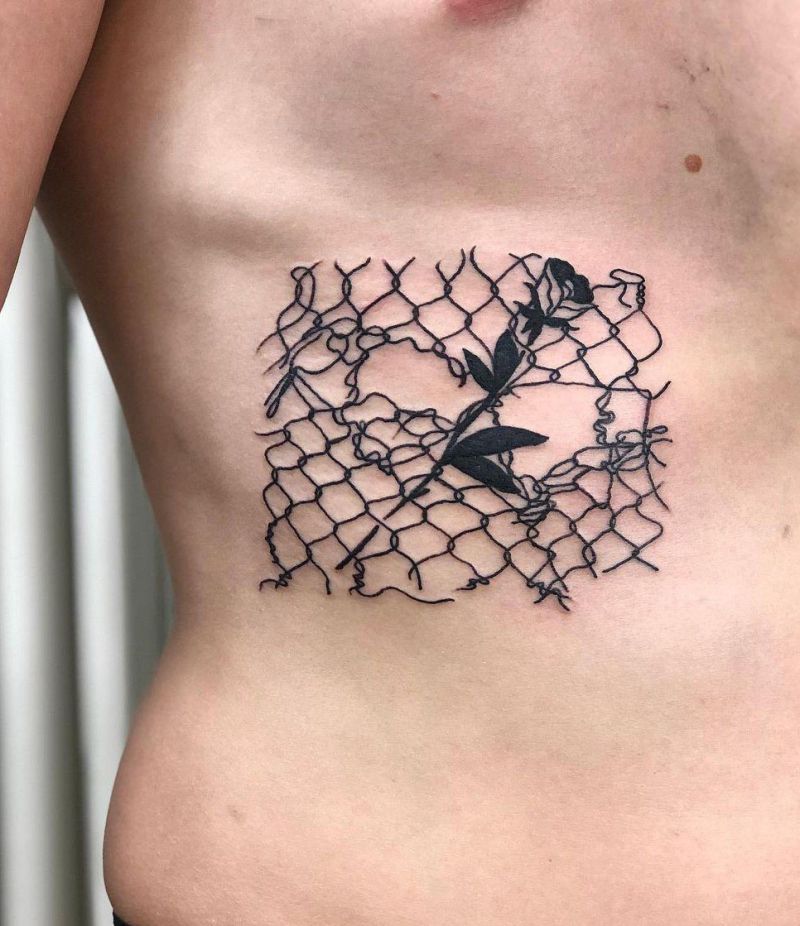 30 Unique Fence Tattoos You Must Try