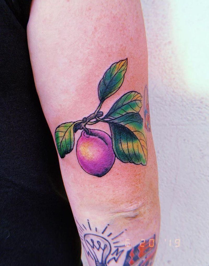 30 Pretty Plum Tattoos You Can Copy