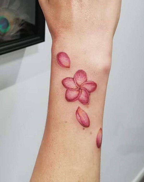 30 Amazing Plumeria Tattoos You Will Love