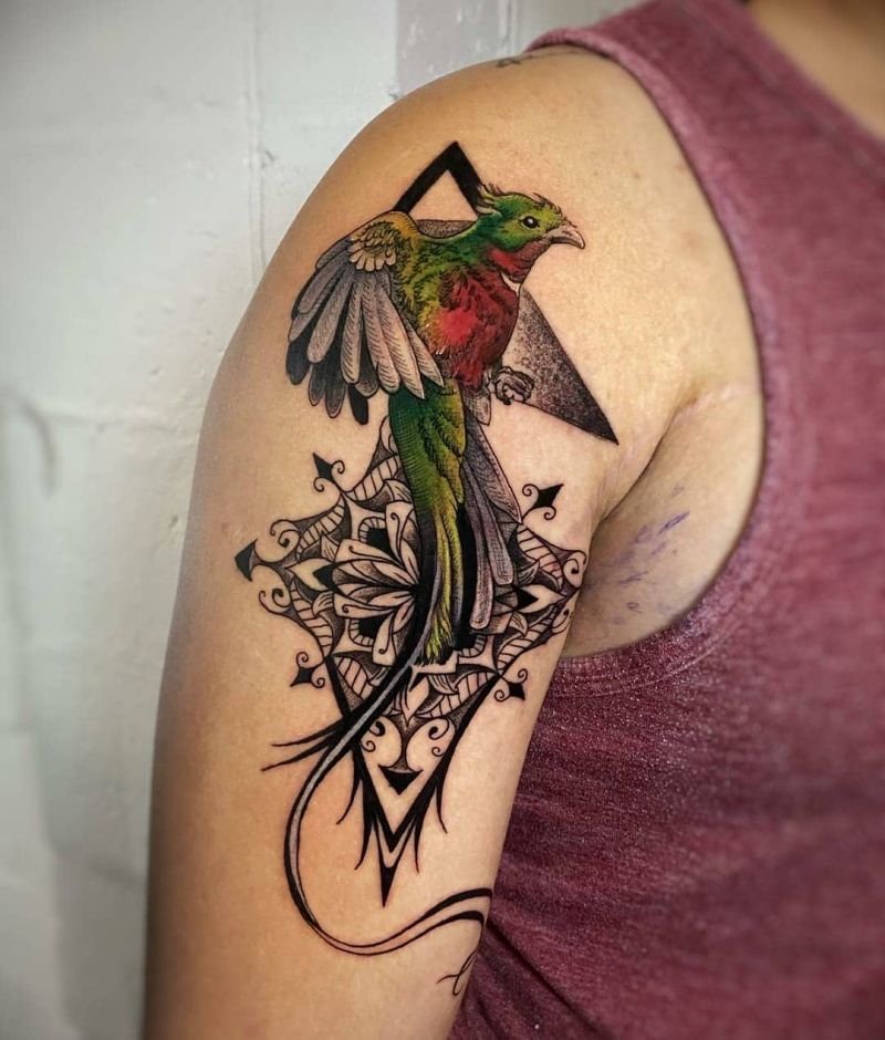 30 Pretty Quetzal Tattoos You Will Love