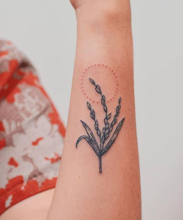 30 Pretty Rice Plant Tattoos You Will Love