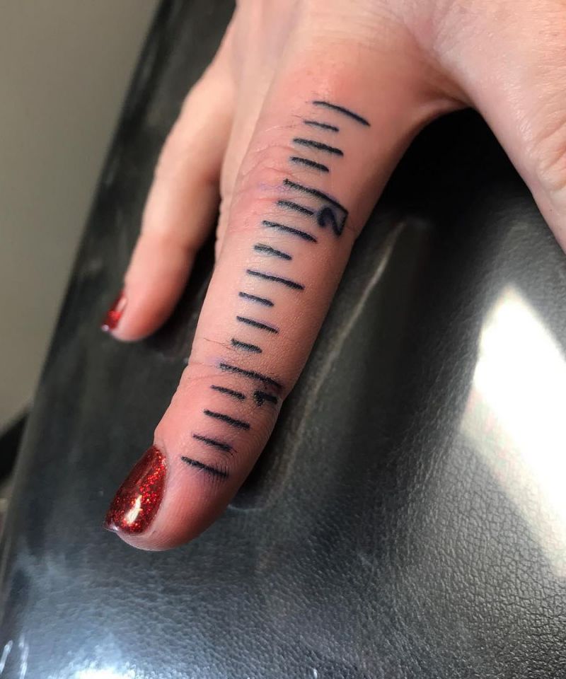 30 Pretty Ruler Tattoos You Will Love