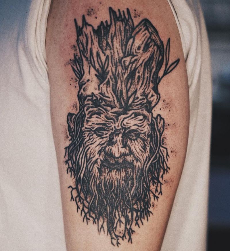 30 Gorgeous Treebeard Tattoos You Must See