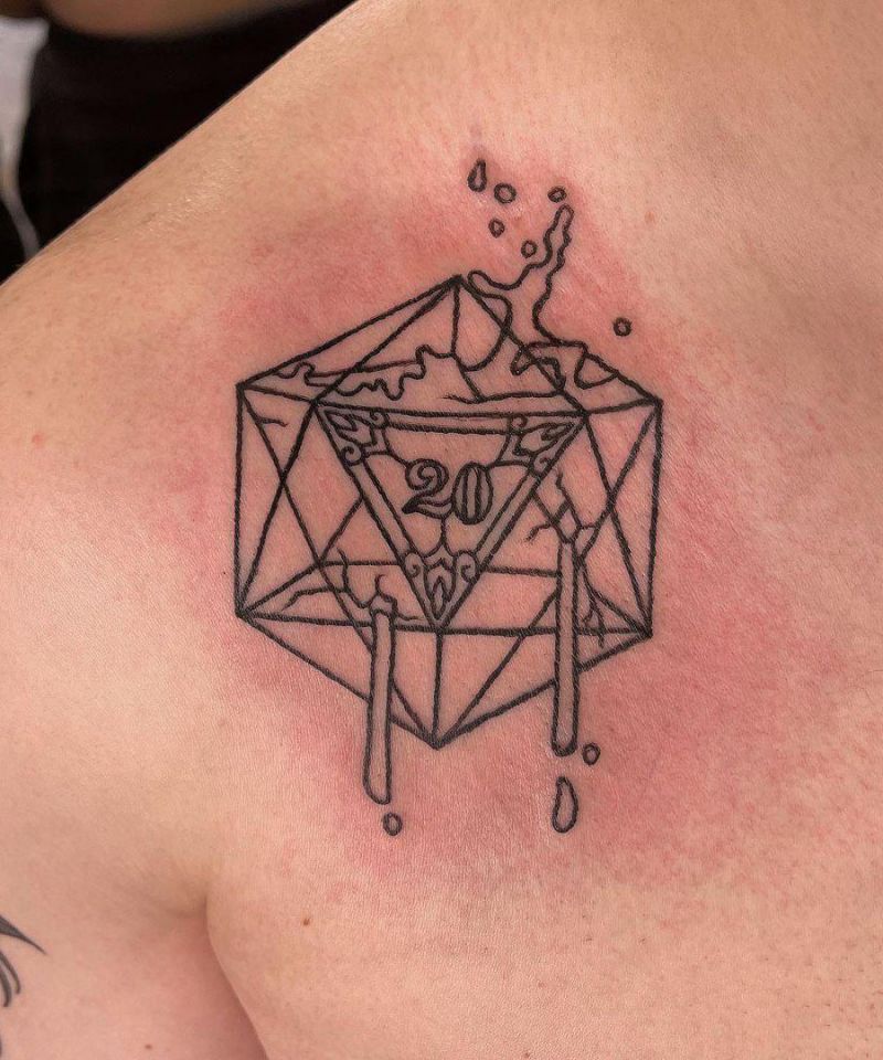 30 Pretty D20 Tattoos You Can Copy