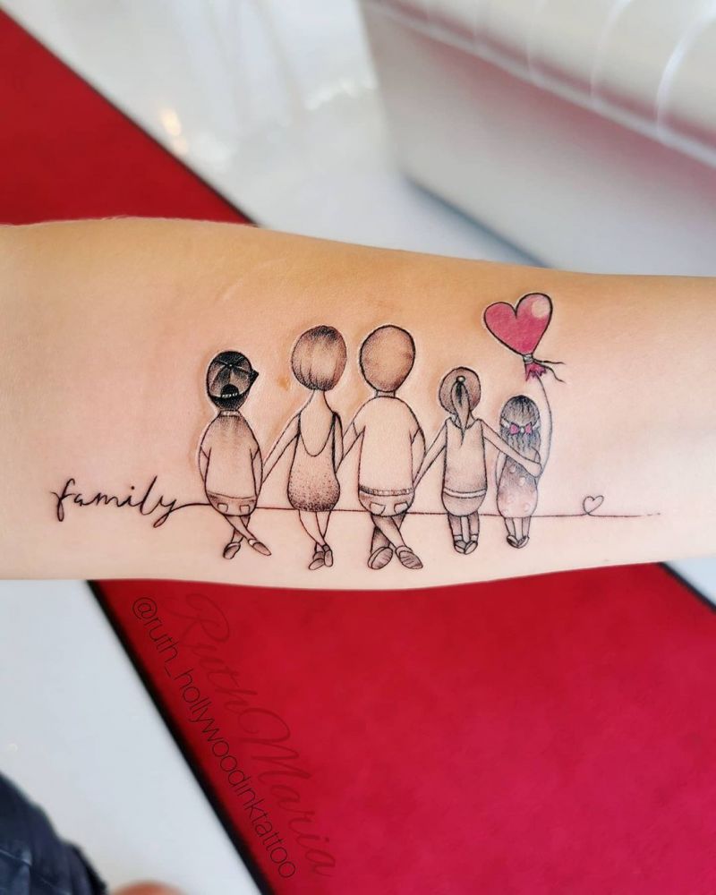 30 Gorgeous Family Tattoos You Must See