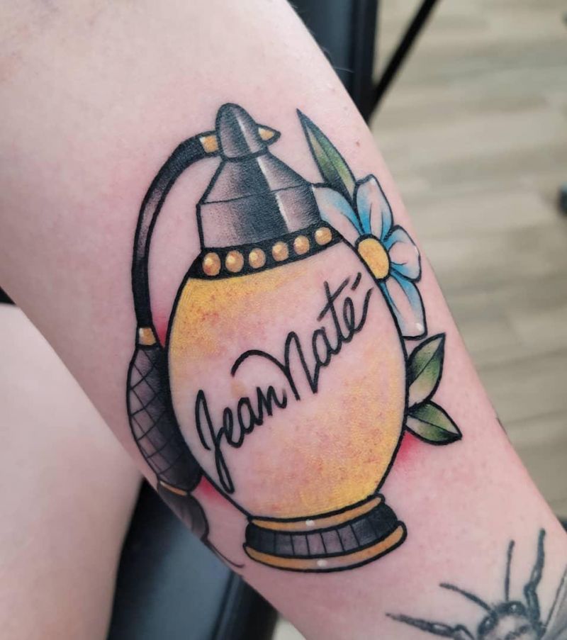 30 Elegant Perfume Bottle Tattoos You Can Copy