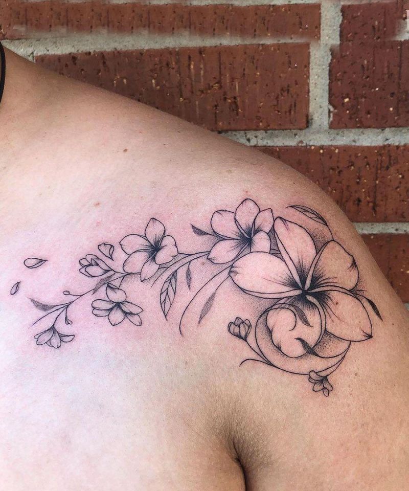 30 Amazing Plumeria Tattoos You Will Love