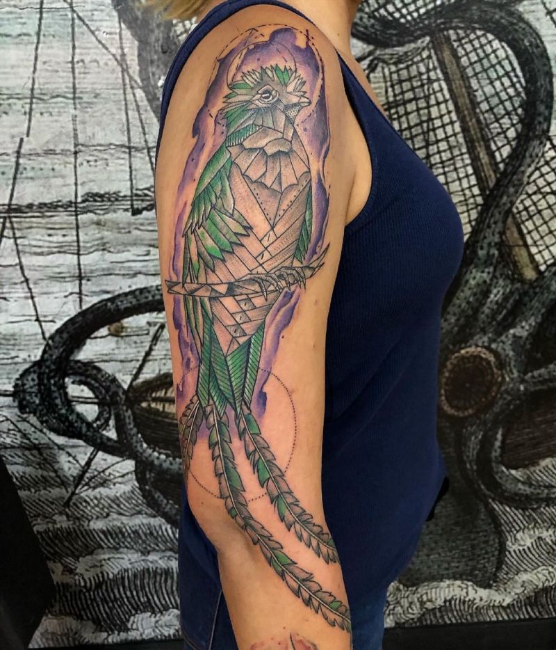 30 Pretty Quetzal Tattoos You Will Love