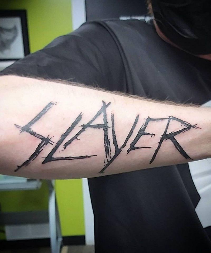 30 Wonderful Slayer Tattoos You Must Love