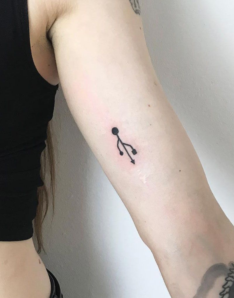 30 Unique USB Tattoos for Your Inspiration