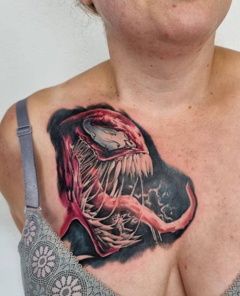 30 Gorgeous Venom Tattoos You Must Try